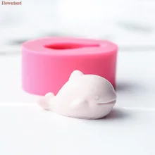 3d мультфильм маленький кит силиконовая форма для ручной работы, силиконовая форма для мыла, принадлежности для изготовления мыла, инструменты для украшения торта, форма для шоколада