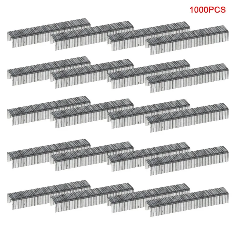 Door Shaped Staples 1000 шт Т-образные скобы 10,1x2 мм гвозди для степлер-пистолет 95AA - Цвет: Door Shaped Staples