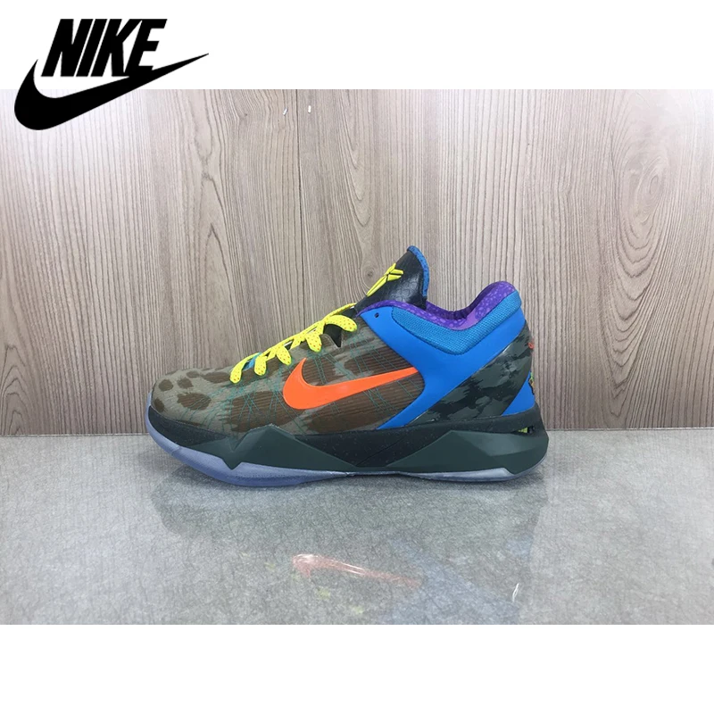 Оригинальные мужские баскетбольные туфли Nike Zoom Kobe 7 дышащие и удобные кроссовки |