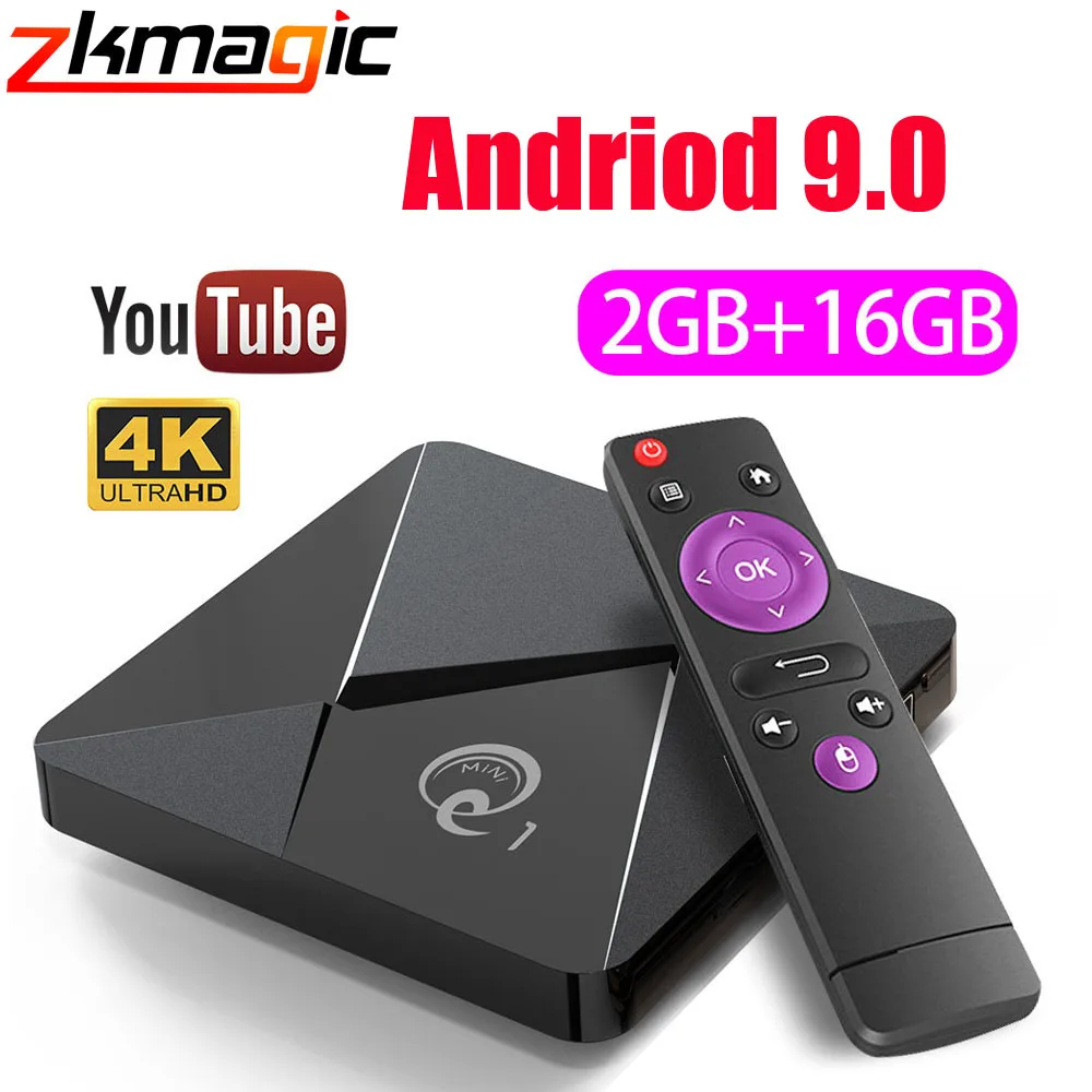 Q1 MINI Smart TV BOX Andriod 9 0 Youtube 2 Гб 16 Rockchip RK3328 четырехъядерный 4 ГГц WIFI 4K Ultra HD Google Play Android Box |
