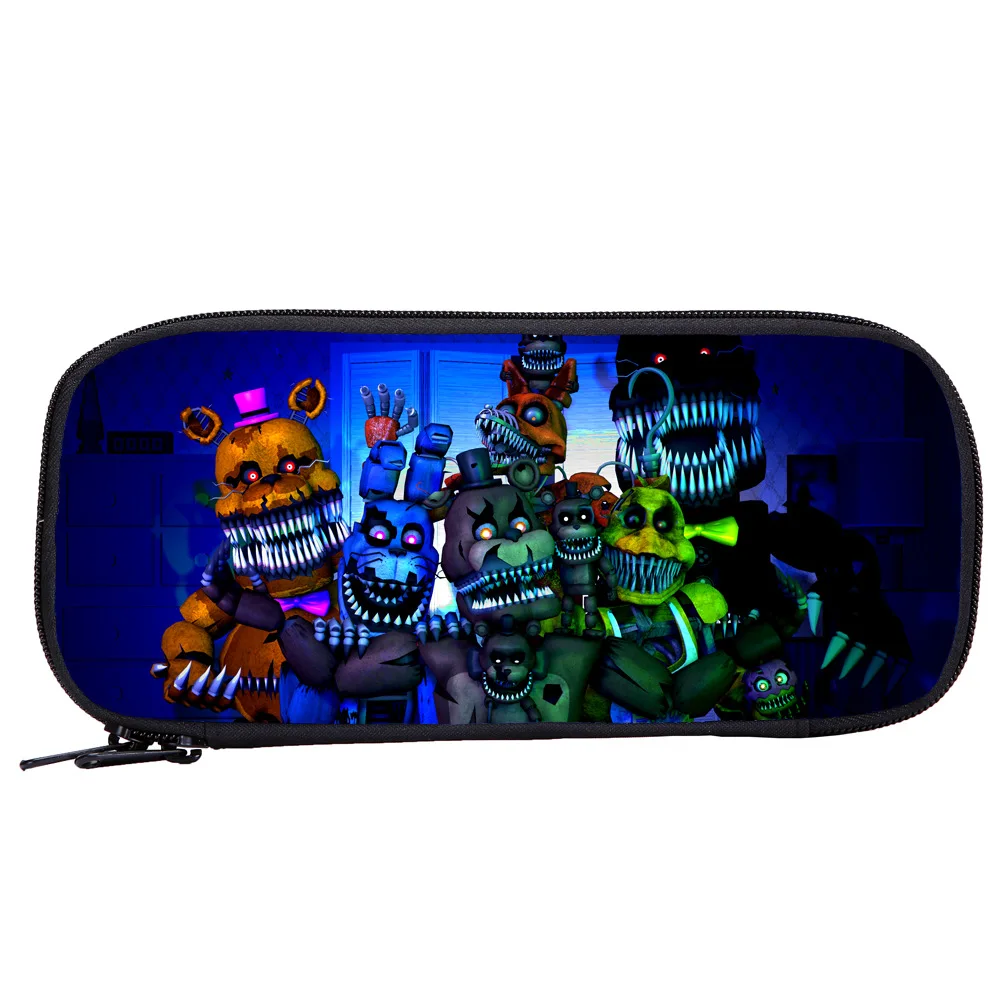 Игра Five Nights At Freddy's FNAF Сумочка для ручек и карандашей чехол для детской школы Канцтовары многофункциональные Фигурки игрушки подарок ребенку на Рождество