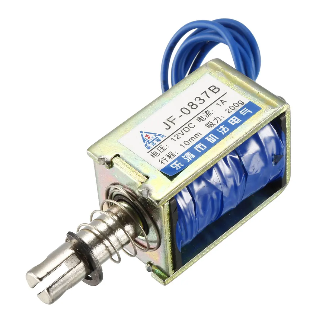 

uxcell DC 12V 200g 10mm Push Pull Type Solenoid Electromagnet, Open Frame Type, Linear Motion