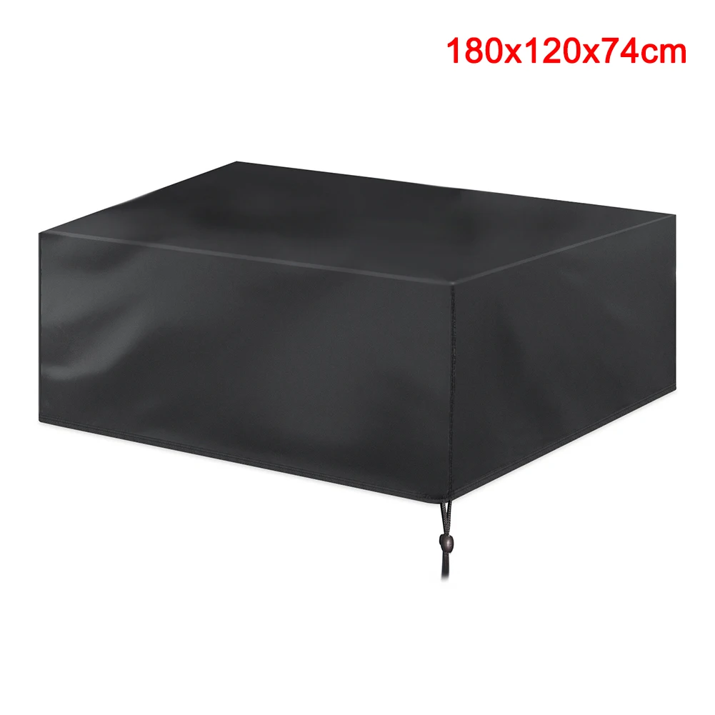 180x120x74cm Пылезащитный чехол для мебели для патио, водонепроницаемый чехол для стола, чехлы для стульев из ткани Оксфорд - Цвет: 180x120x74cm
