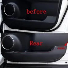 Автомобильный Стайлинг для LEXUS NX NX200T NX300H внутренняя защита двери защитная накладка kick pad 4 шт