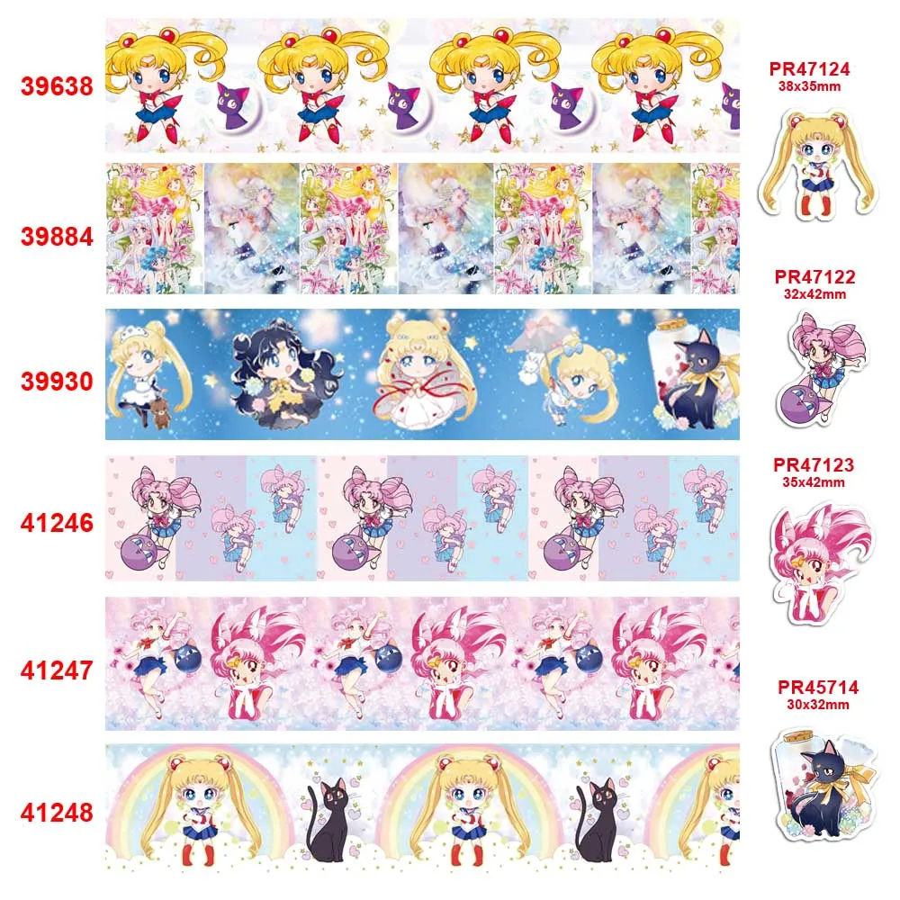 Бесплатная доставка 2020 Новое поступление 50 ярдов мультяшный принт grosgrain ribbons39638 |