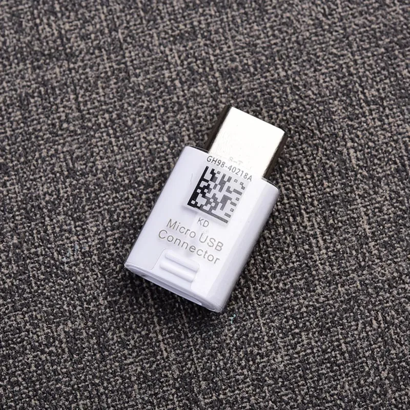 White Samsung Micro USB-Type C 2A Быстрый зарядный кабель адаптер для Galaxy S8 S9 S10 Plus, Note 8, 9, 10, A30 A40 A50 A70 A8S - Цвет: White