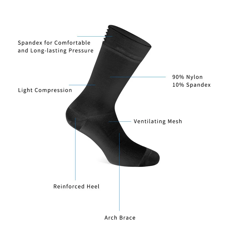 Cycling Socks Men And Women Breathable Quick Dry MTB Bike Socks For Basketball Running Soccer Fitness Football Outdoor Sport