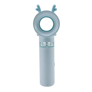 

Portable Handheld Fan USB Charging Fanless Pocket Fan Mini Creative Cartoon Fan Bladeless Fan for School, Office, Dormitory