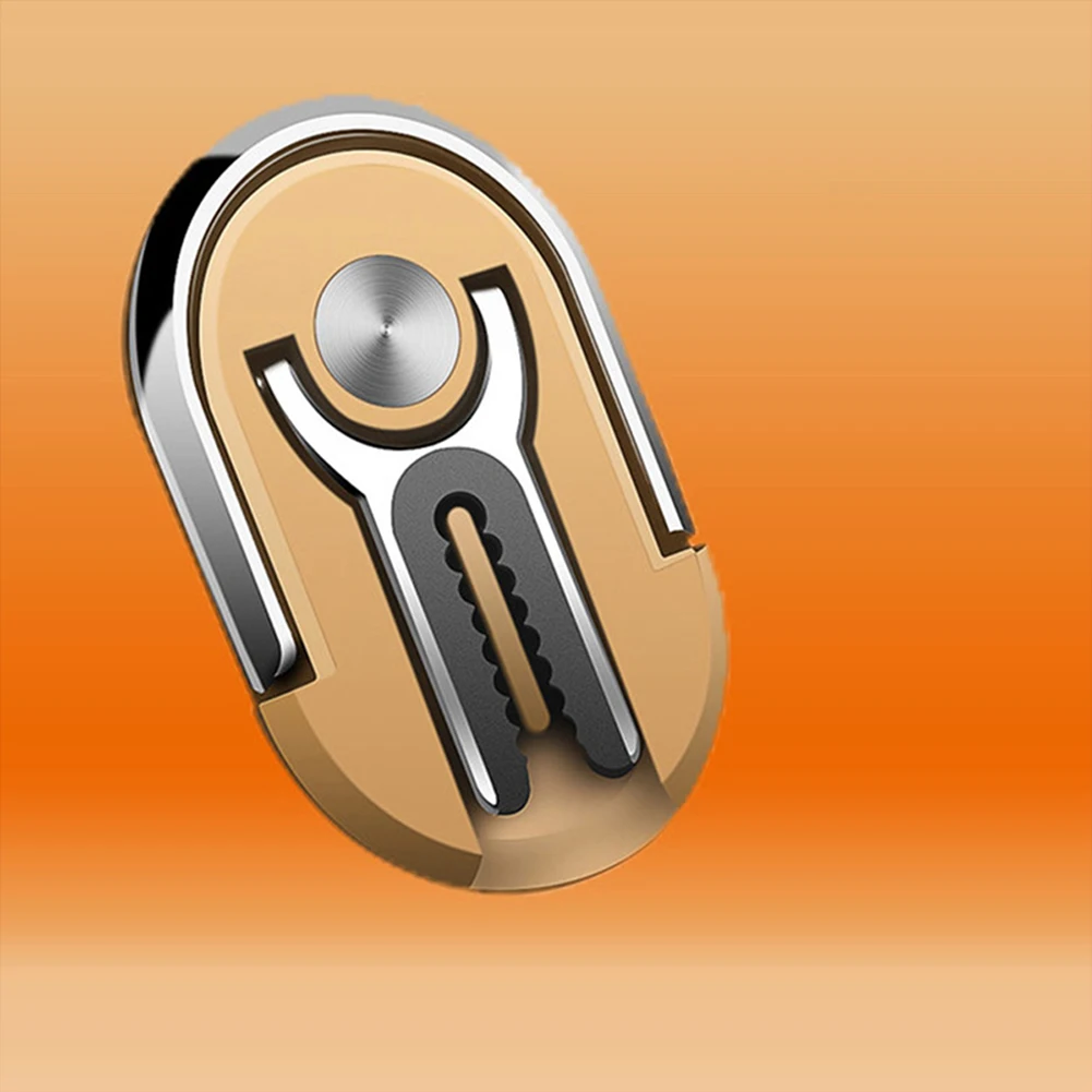 Gold color Кольцо на палец для телефона, автомобильное крепление для iPhone 11 Pro Max 8, samsung Galaxy Note 10 Plus, вентиляционное отверстие, вращение на 360, крепкий адсорбционный держатель - Цвет: Gold color