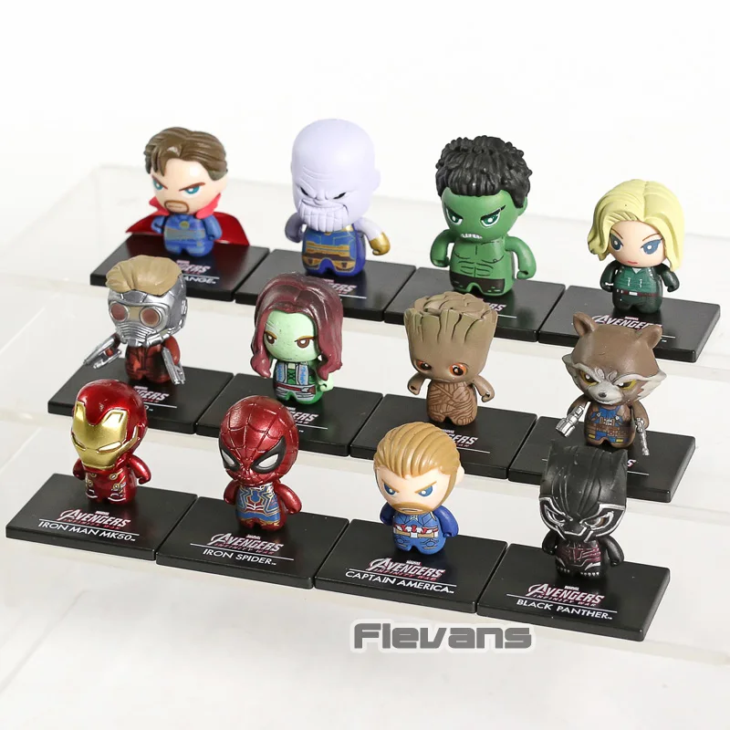 Marvel Мстители Железный человек танос доктор странная Черная Вдова Халк звезда