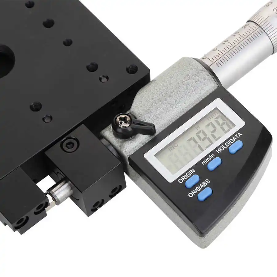 Linear Platform Roller Fine Tuning Micrometer Digital Display Linear Platform Roller Fine Tuning Micrometer Digital Display