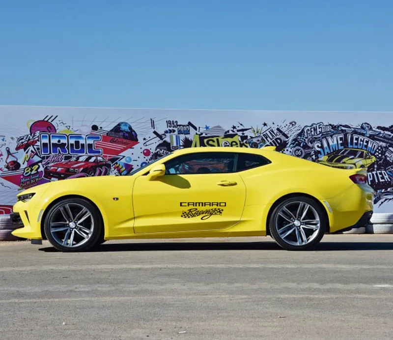 Автомобильный стиль для Chevrolet Camaro значок в виде буквы эмблема наклеивающаяся лампа для бровей топливный бак Автомобильная дверная ручка задний щиток наклейка на багажник
