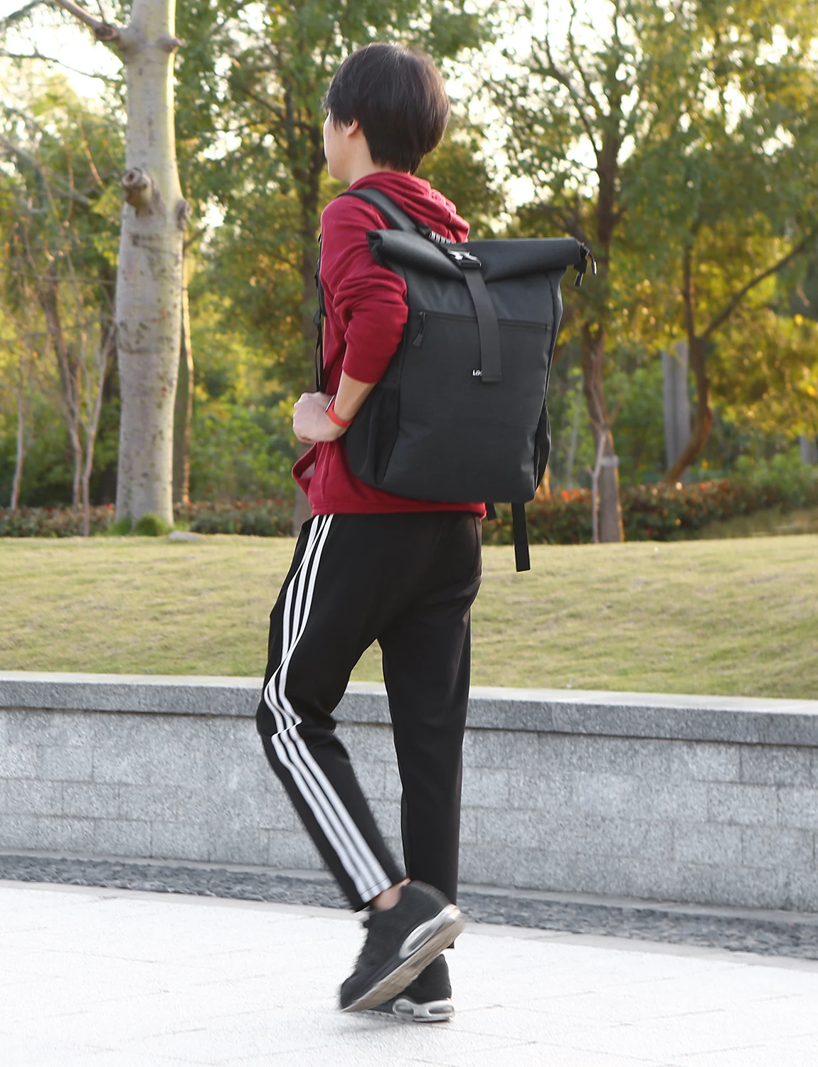 Lixada Рулон Топ рюкзак для ноутбука легкий RollTop Рюкзак Многофункциональный модный школьный дорожный велосипедный рюкзак сумка 18L-26L