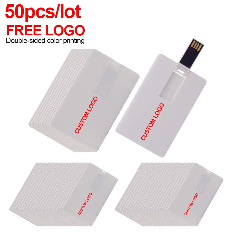 Usb флеш накопитель для банковских карт USB 2 0 8 16 Гб 50 шт./лот|USB флэш-накопители| |