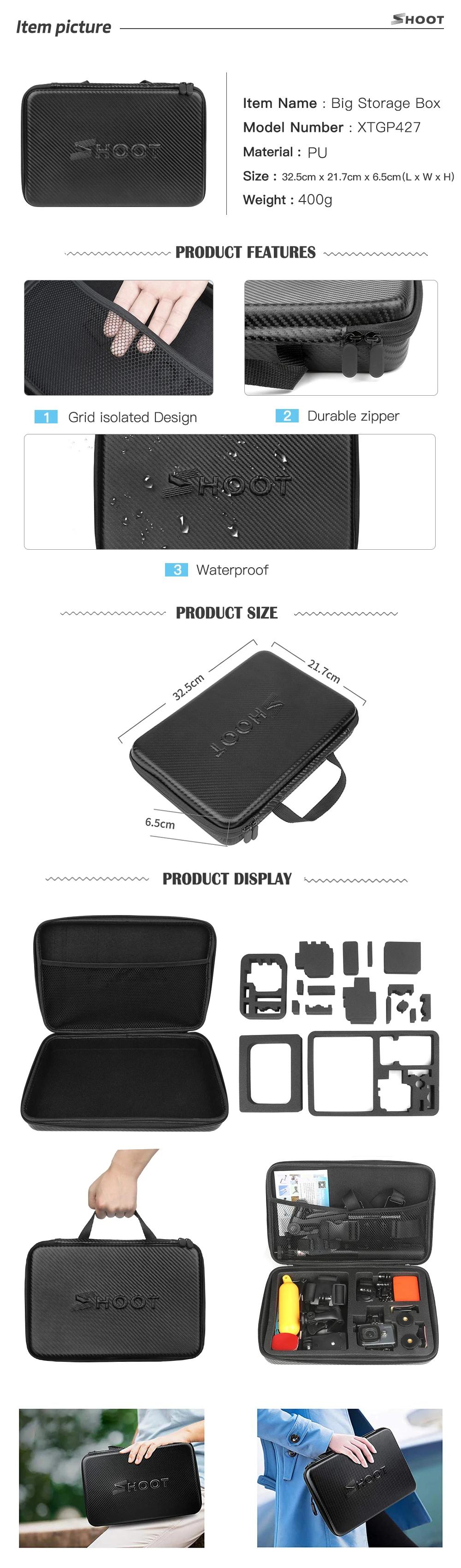 Стрелять Действие Камера аксессуаров для GoPro Hero 7 6 5 4 черный Xiaomi Yi 4 K Lite 2 SJCAM SJ7 Экен H9 Go Pro крепление для Sony Nikon комплект