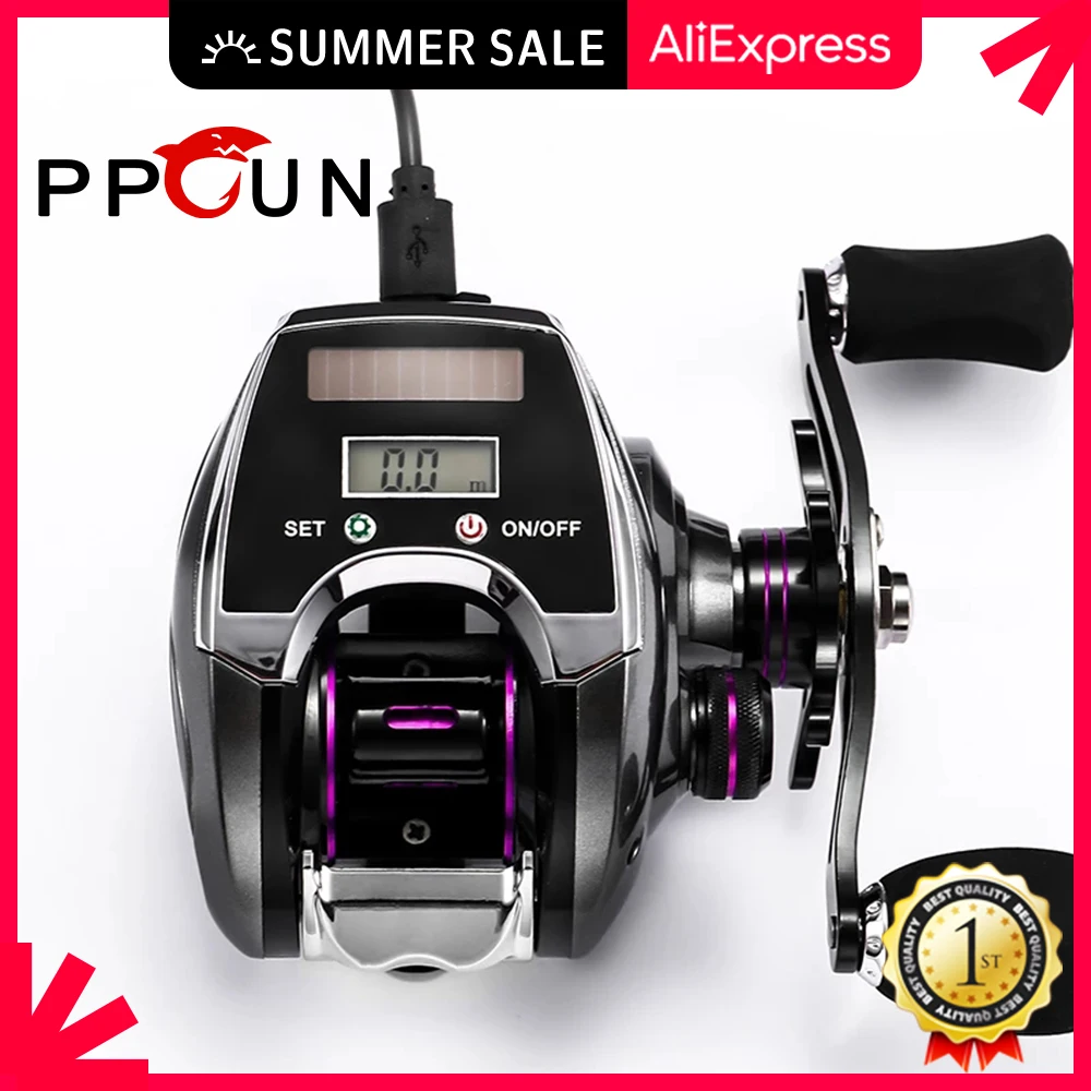 Electronic Fishing Reel Counter Digital Display Lures 801 Speed