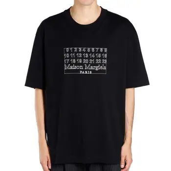 

20SS Latest TOP Oversized Maison Margiela Paris T Shirt Men Women Numbers Printed Short sleeve TEES Cotton