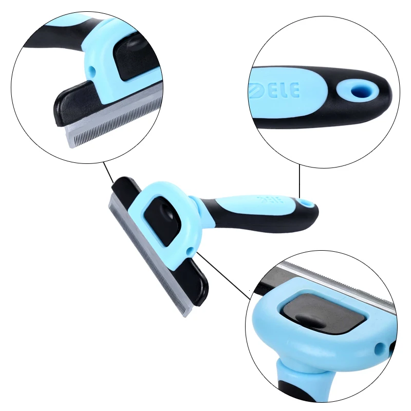Detachable Pet Hair Removal Comb Dog Short Medium Hair Brush Handle Beauty Brush Accessories Comb For Cats Grooming Tool Detachable Pet Hair Removal Comb Dog Short Medium Hair Brush Handle Beauty Brush Accessories Comb For Cats Grooming Tool