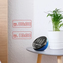 Беспроводная bluetooth-колонка портативная музыкальная звуковая коробка мини Led время Повтор Будильник для ПК ноутбука