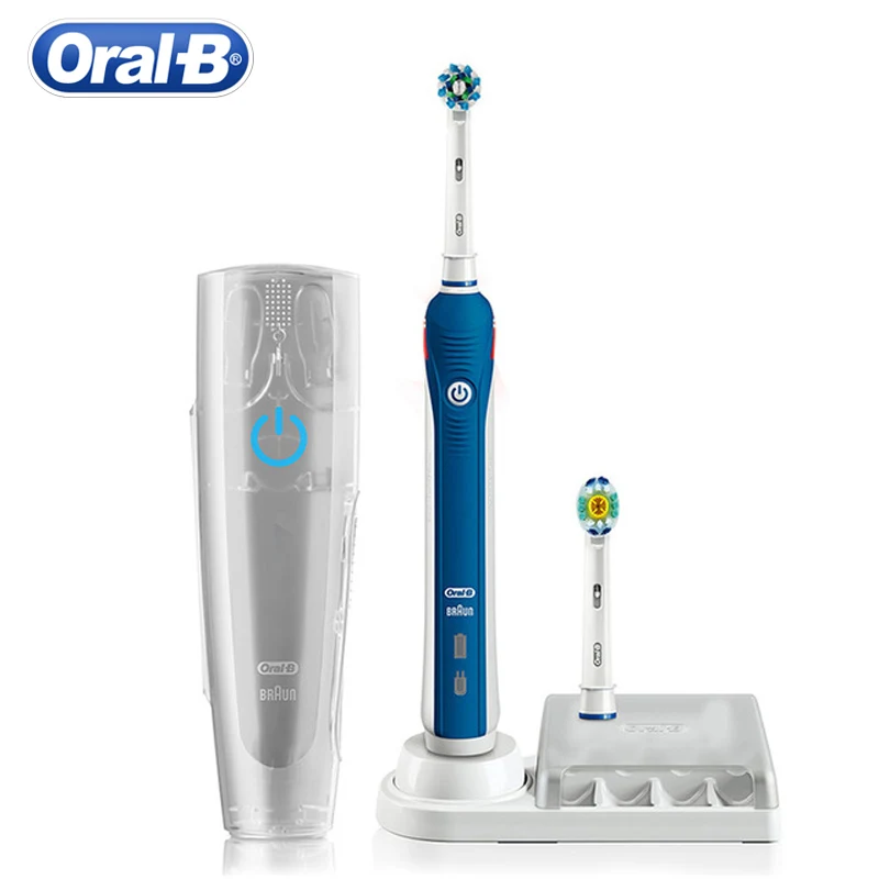 Электрическая зубная щетка Oral B PRO4000 профессиональная отбеливающая