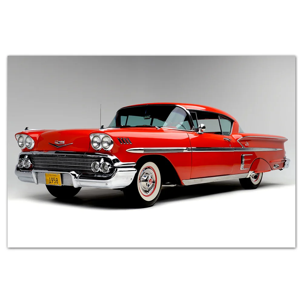 C Old Classic Chevy Car Art Print Home Decor Wall Art Poster 