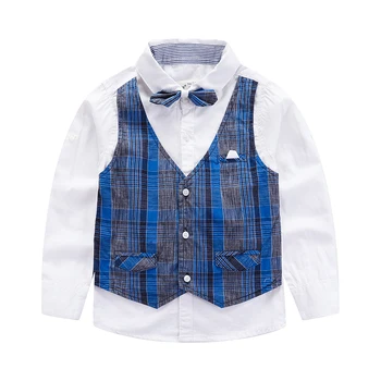 

2020 Top Quality Children Boy's Shirts Fashion Baby Infant denim shirt 100% Cotton Kids boy shirts For 2-6 year Toddler Clothes