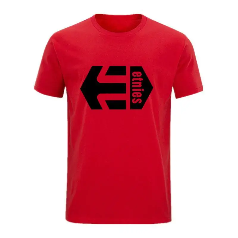 Новая Однотонная футболка Etnies, Мужская черная и белая хлопковая футболка, летняя модная футболка для скейтборда, футболка для мальчиков, футболка для скейта, топы