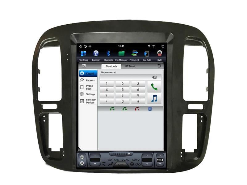 Вертикальный ips экран Автомобильный Радио плеер для Toyota Land Cruiser 1999-2002 gps навигация tesla головное устройство Android 8,1 Автомобильный мультимедийный