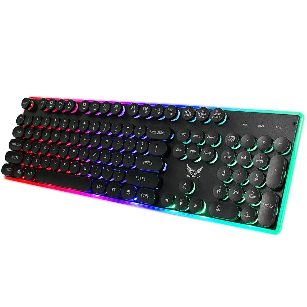 VKTECH клавиатура износостойкая портативная Проводная и игровая мышь набор Keycap с