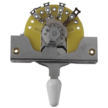 

5-Way Lever Switch Selector with Screws and Switch Tip for ST FD Electric Guitar Replacement Parts-ABLD