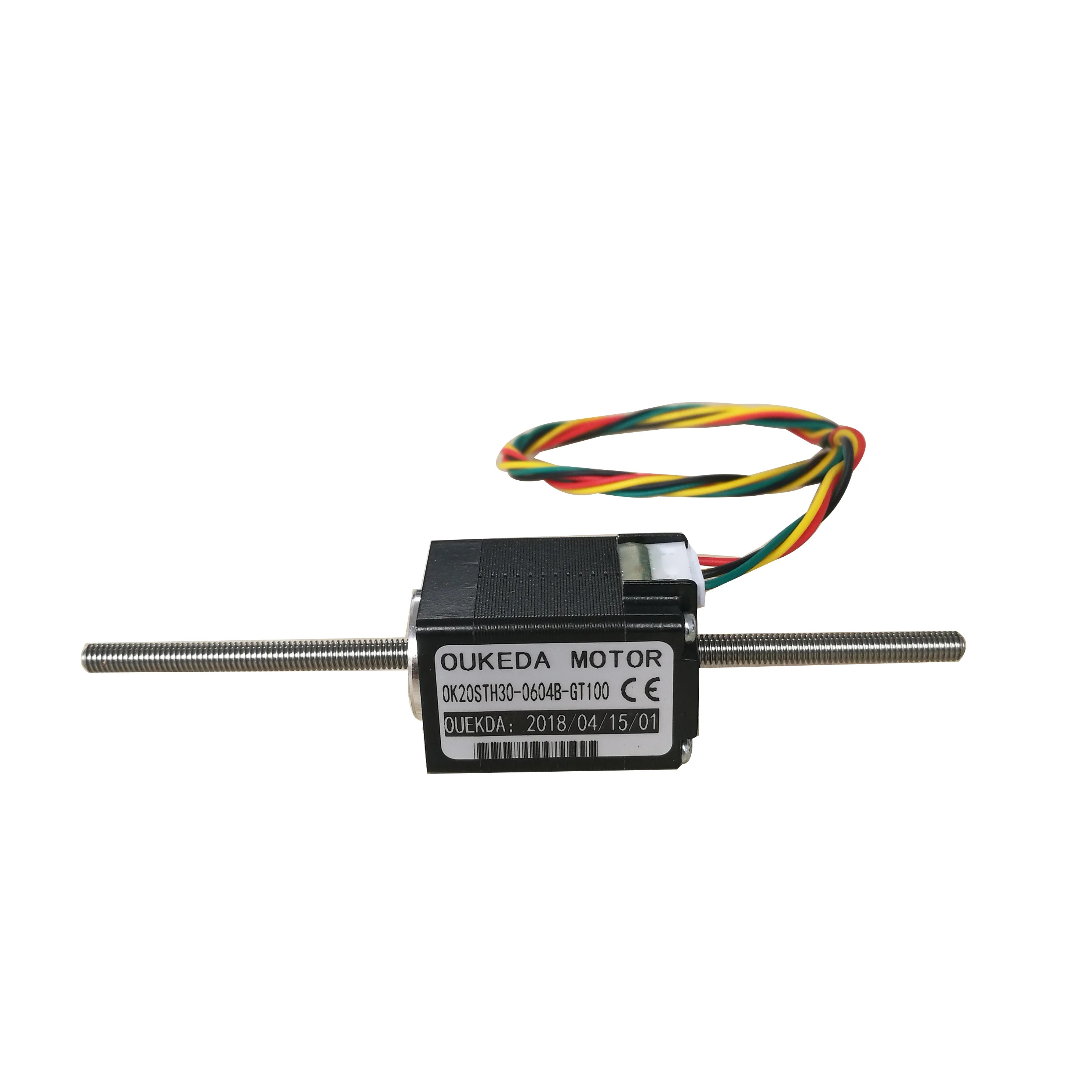 Nema8 DC3.9V 1 8 градусов 20 мм OK20STH30-0604B-GT100 сквозной вал миниатюрный линейный винт