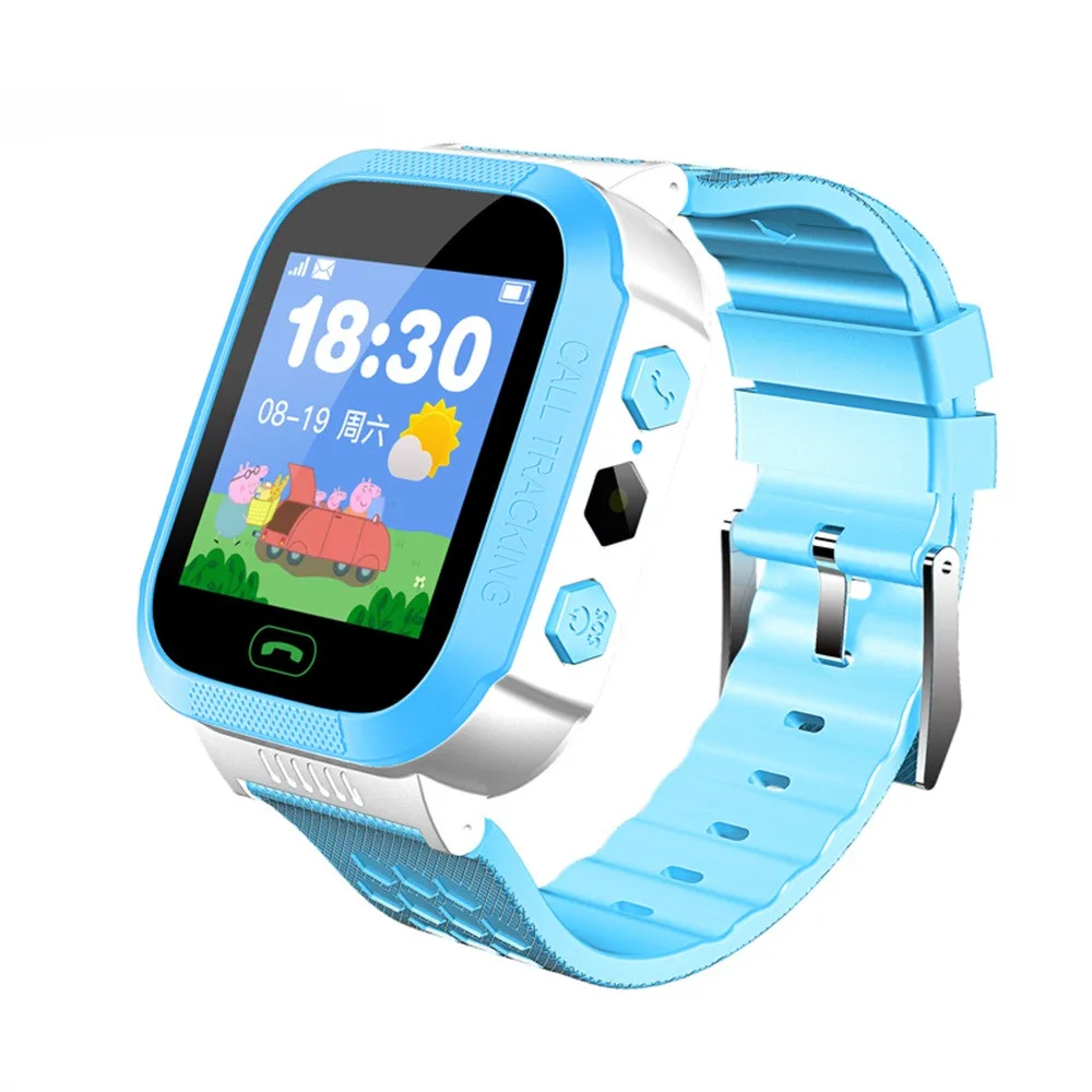 

Kids Smart Watch Phone with GSM Locator Screen Sleep Tracker SOS Flashlight Fitness Tracker Alarm Smartwatch for Children Gifts