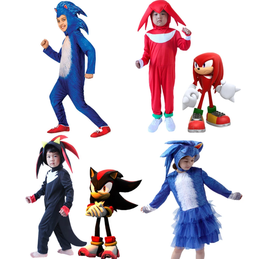Roupa-conjunto Sonic The Hedgehog Traje Para Crianças Cosplay Traje Sonic  Mochila Traje De Halloween Para Crianças Carnaval Vestir-se - Fantasias P/  Meninos - AliExpress