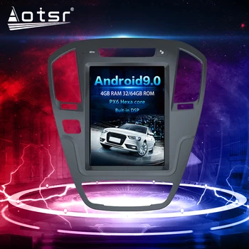 

10.4 inch PX6 Android 9.0 Tesla Style Vertical Screen GPS Navigation WiFi Car Multimedia Radio Player For Buick Regal 2008-2013