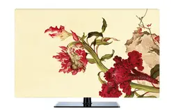 Изготовленный На Заказ 19 "-80" 22 дюймов 75 дюймовый ЖК-экран tv PC крышка декоративная капот занавес Cockscomb Blossom водонепроницаемый многоцветный