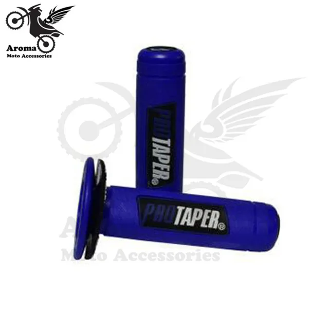 colorful transparent 24MM 22MM motorbike handle bar part racing professional accessories motorcycle handlebar for protaper husqvarna yamaha KTM motocross hand grips dirtbike grip pitbike ATV Off-road moto grip pit bike all blue