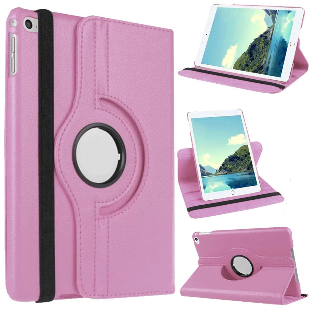 360 Degree Rotate Case Stand Cover For iPad mini 1 2 3 PU Leather Flip Case Smart Cover for iPad Mini 123 Auto Sleep Awake  (4)