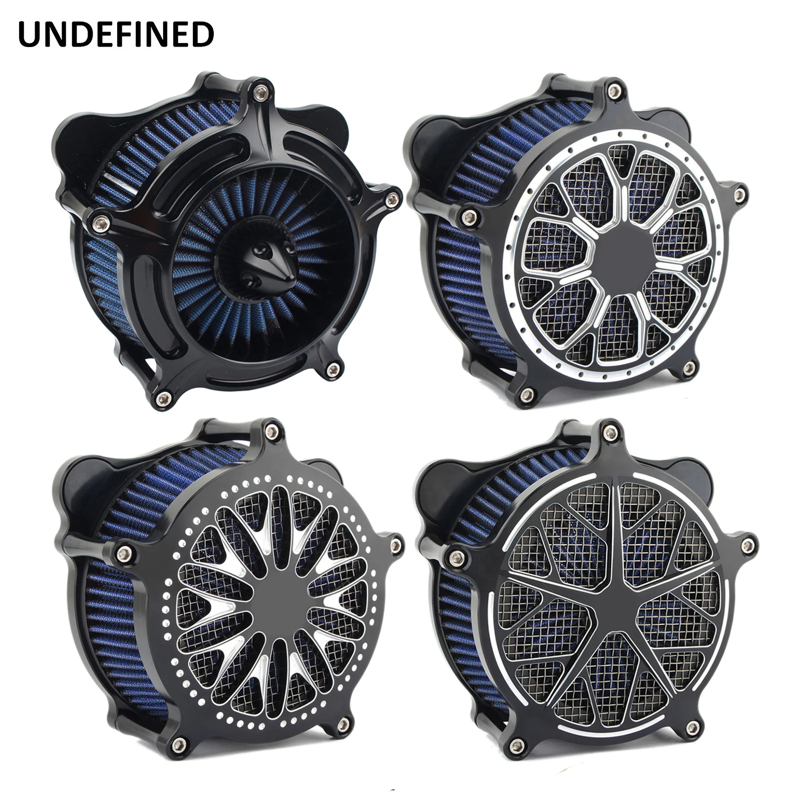 

Air Filter Spike Turbine Air Cleaner Intake System for Harley Touring Road Glide Street Glide 08-2016 Softail 16-2017 Dyna FXDLS