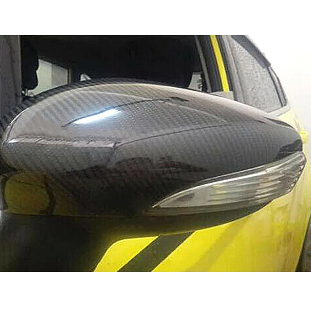 Для Ford Fiesta 2010 2011 2012 2013 ABS углеродное волокно печатное зеркало на дверь крышка добавить на