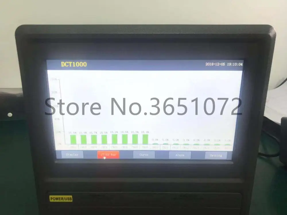 DCT1000 16 устройство для регистрации данных о температуре 10 дюймовый ЖК дисплей с