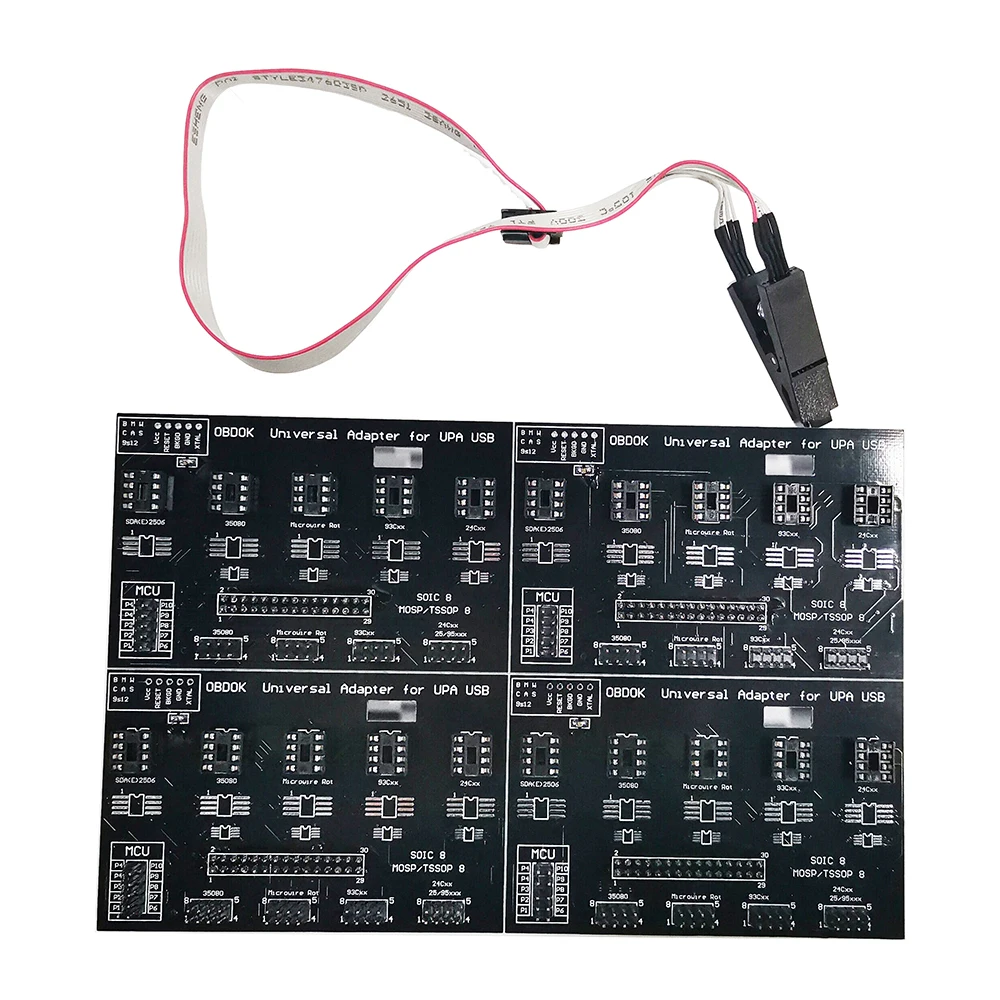 Универсальный адаптер USB V1.3 для Eeprom UPA-USB программатор ECU с зажимом 8 Soic