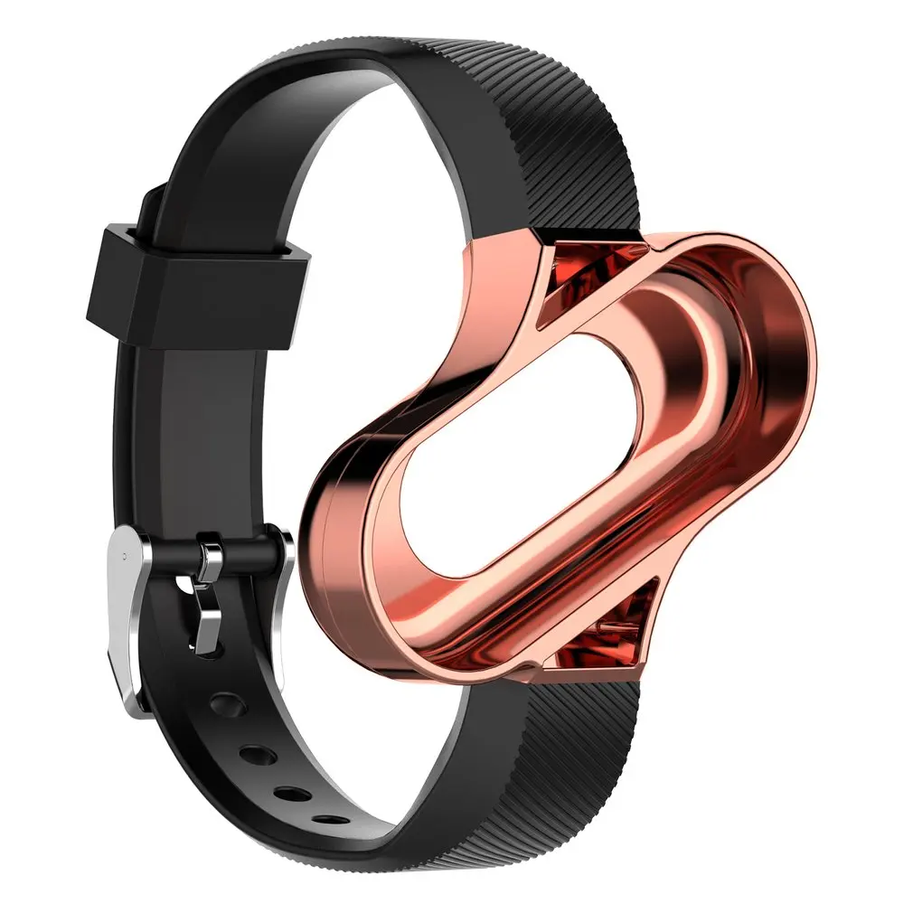 Сменный металлический ремешок для Xiaomi Mi Band 4 3 Браслет спортивный Смарт Браслет ремешок смарт-кольцо для Xiaomi Mi Band 4 3 - Цвет: Яркий