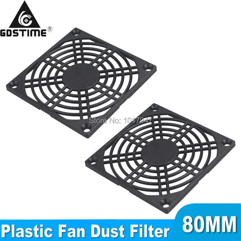 

5PCS LOT Gdstime Computer Mesh 80mm Dustproof Filter PC Fan Dust Cover for 80x80mm 8cm Case Cooler