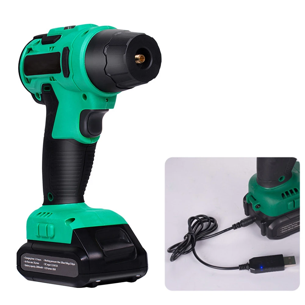 Digital Led Smart Car Air Compressor Pump Portable Handheld Car Tire Inflator Electric Air Pump 150 Repair Tool Accessories