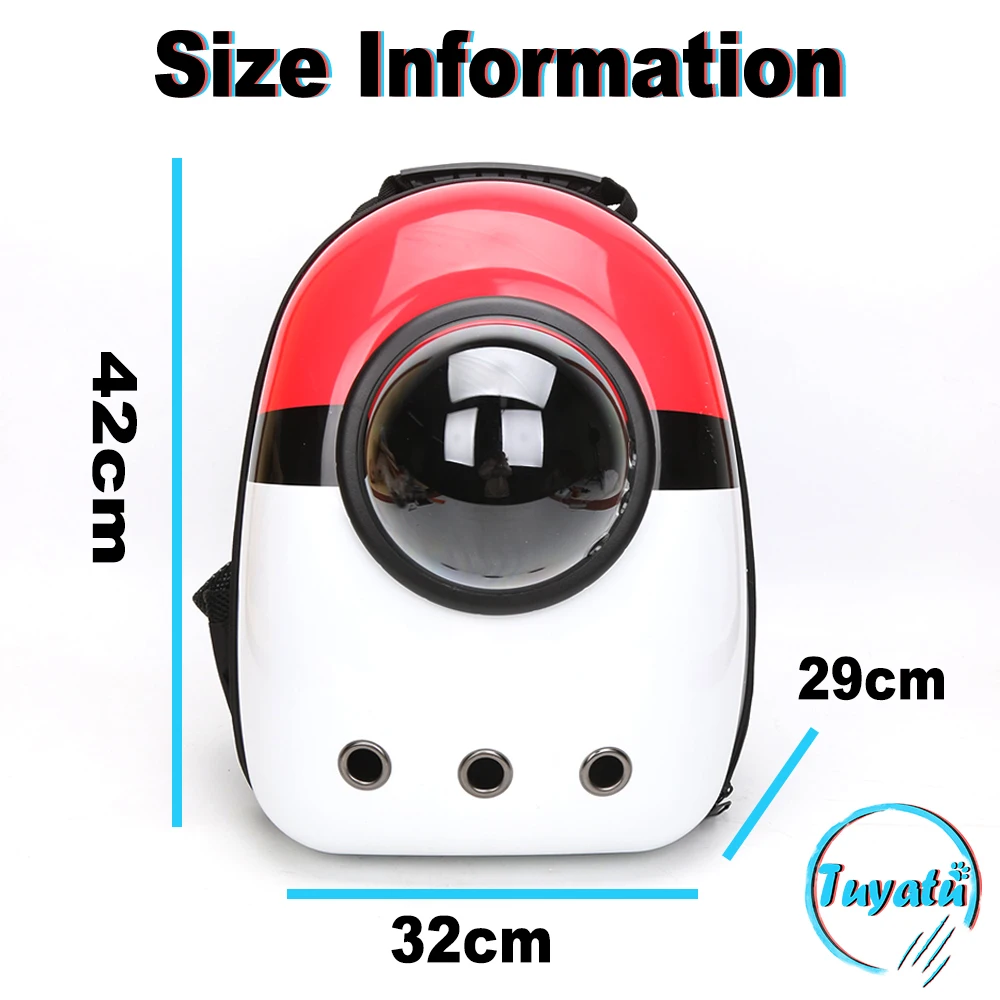 Cat Backpack Windows Carrier For Cat Plastic Backpack Space Capsule Bag For Cats Carrying Bag Handbag Travel Cats Carrier