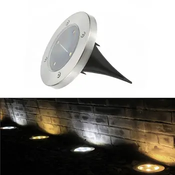 

8Pcs 8LED Solar Power Buried Light Under Ground Lamp Outdoor Path Garden Decking