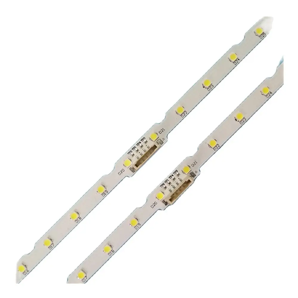 Светодиодная лента (2) для Samsung UE55NU7302k, UE55NU7100, UE55NU7300, UE55NU7170U, UE55NU7105, UE55NU7120, UN55NU7100, STS550AU9, UE55NU7300U