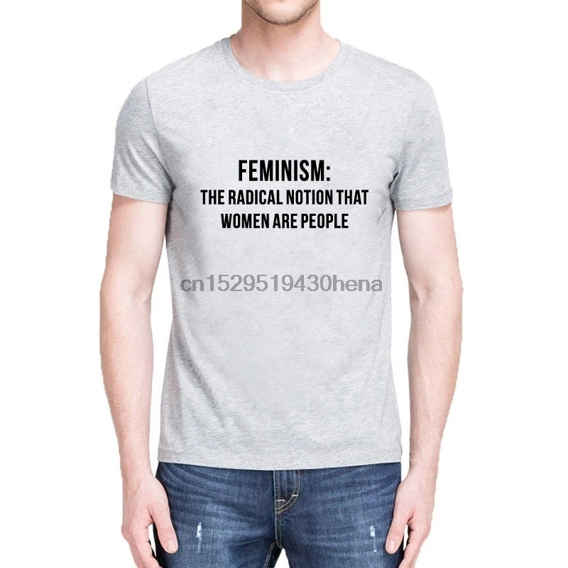 FEMINISM Cotton Casual T-Shirt tee women Short Sleeve Print |