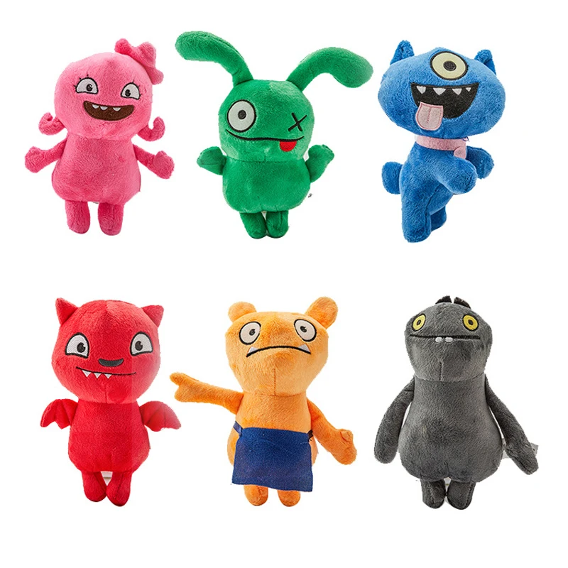

2019 Movie Uglydolls Plush Toy Cute Moxy Ugly Dog Lucky Bat Ox Wage Babo Dolls Soft Stuffed Cartoon Anime Figure Toy Kids Gift