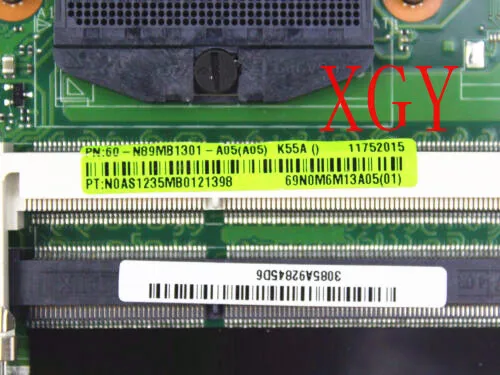 For ASUS k55a u57a Motherboard Mainboard k55vd 60-n89mb1301 motherboard 4